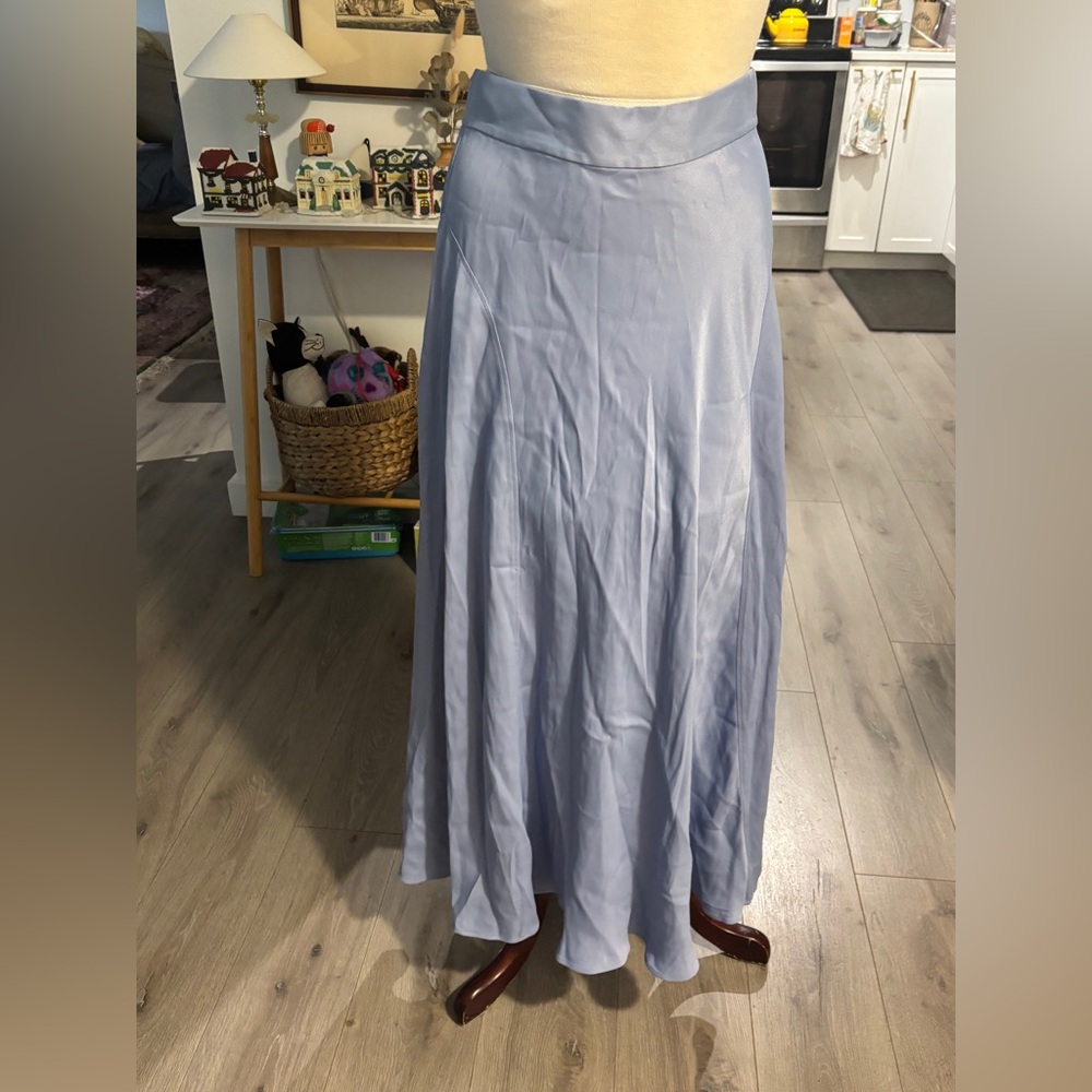 Massimo Dutti NWOT Light Blue Maxi Skirt. Size 4